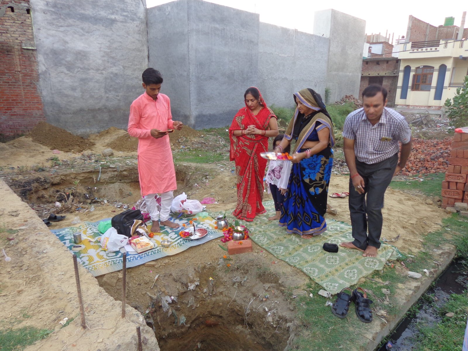 Bhumi Pujan of Sansthan Building